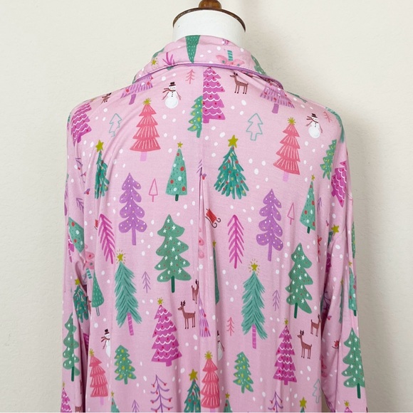 Little Sleepies Merry & Bright Women's Pink Sleep Shirt - Picture 11 of 14
